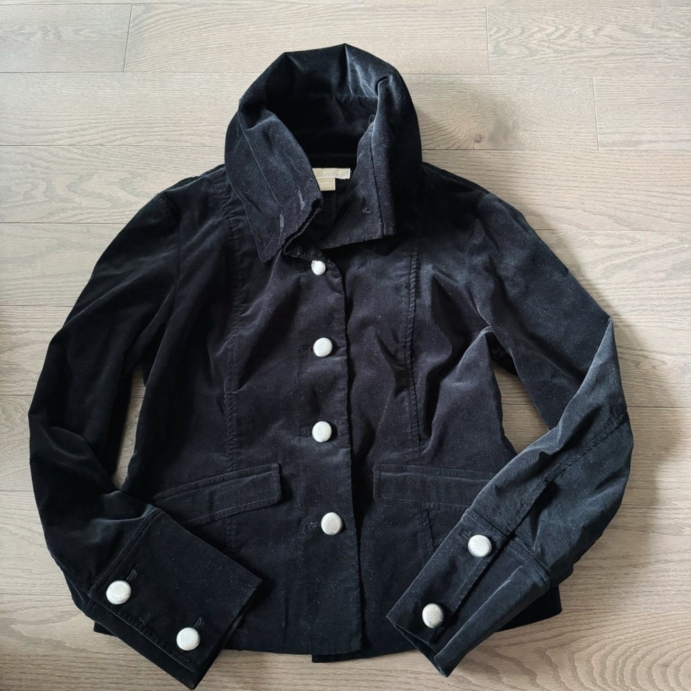 michael kors velvet blazer jacket